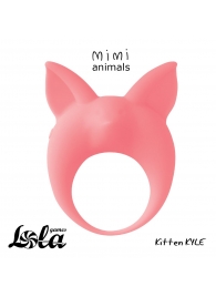 Оранжевое эрекционное кольцо Kitten Kyle - Lola Games - в Сургуте купить с доставкой