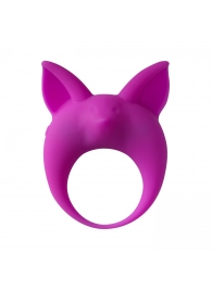 Фиолетовое эрекционное кольцо Kitten Kyle - Lola Games - в Сургуте купить с доставкой