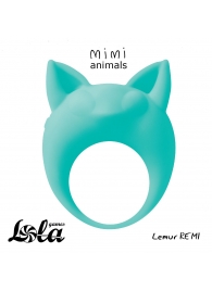 Зеленое эрекционное кольцо Lemur Remi - Lola Games - в Сургуте купить с доставкой
