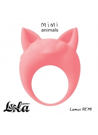 Оранжевое эрекционное кольцо Lemur Remi - Lola Games - в Сургуте купить с доставкой