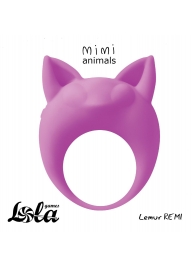 Фиолетовое эрекционное кольцо Lemur Remi - Lola Games - в Сургуте купить с доставкой