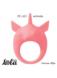 Оранжевое эрекционное кольцо Unicorn Alfie - Lola Games - в Сургуте купить с доставкой