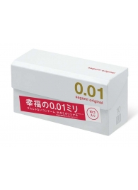Супер тонкие презервативы Sagami Original 0.01 - 10 шт. - Sagami - купить с доставкой в Сургуте