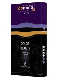 Разноцветные презервативы DOMINO Colour Beauty - 6 шт. - Domino - купить с доставкой в Сургуте