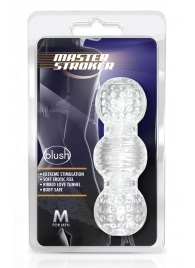Прозрачный фигурный мастурбатор Master Stroker - Blush Novelties - в Сургуте купить с доставкой