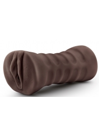 Коричневый мастурбатор-вагина Hot Chocolate Brianna - Blush Novelties - в Сургуте купить с доставкой