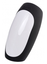 Черно-белый перезаряжаемый мастурбатор Erotist Hailstorm - Erotist Adult Toys - в Сургуте купить с доставкой