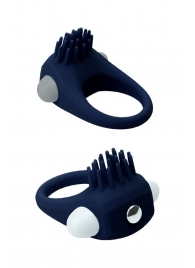 Синее эрекционное виброкольцо STIMU RING - Dream Toys - в Сургуте купить с доставкой