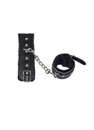 Черные наручники Calm - Lola Games - купить с доставкой в Сургуте