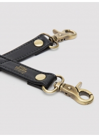 Черный фиксатор для манжет Bound to You Faux Leather Hogtie - Fifty Shades of Grey - купить с доставкой в Сургуте