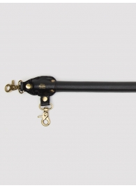 Черная распорка для ног Bound to You Faux Leather Spreader Bar - 50,8 см. - Fifty Shades of Grey - купить с доставкой в Сургуте