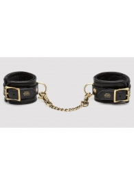 Черные наручники Bound to You Faux Leather Wrist Cuffs - Fifty Shades of Grey - купить с доставкой в Сургуте