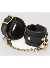 Черные наручники Bound to You Faux Leather Wrist Cuffs - Fifty Shades of Grey - купить с доставкой в Сургуте