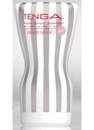 Мастурбатор TENGA Squeeze Tube Cup Soft - Tenga - в Сургуте купить с доставкой