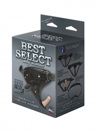 Пояс HARNESS BEST SELECT с вагинальной пробкой - LOVETOY (А-Полимер) - купить с доставкой в Сургуте