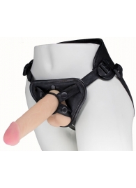 Пояс харнесс BEST UNI strap с 2 насадками - 18 и 22 см. - LOVETOY (А-Полимер) - купить с доставкой в Сургуте