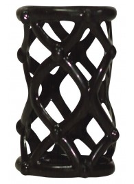 Чёрная насадка-сетка на пенис Orgasmus Wunder - Orion - в Сургуте купить с доставкой