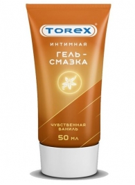 Смазка на водной основе TOREX  Чувственная ваниль  - 50 мл. - Torex - купить с доставкой в Сургуте