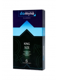 Презервативы увеличенного размера DOMINO Classic King size - 6 шт. - Domino - купить с доставкой в Сургуте
