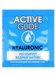 Лубрикант на водной основе Active Glide с гиалуроновой кислотой - 3 гр. - Биоритм - купить с доставкой в Сургуте