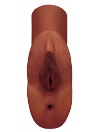 Коричневый мастурбатор Perfect Pussy Double Stroker - Pipedream - в Сургуте купить с доставкой