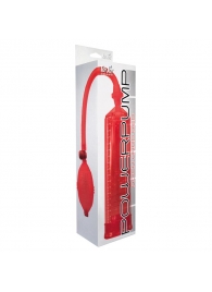 Красная вакуумная помпа Power Pump Red - Toy Joy - в Сургуте купить с доставкой