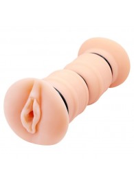 Телесный вибромастурбатор-вагина Michelle - Baile - в Сургуте купить с доставкой