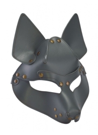 Серая маска Wolf с клепками - Sitabella - купить с доставкой в Сургуте