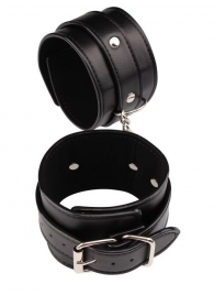 Черные оковы Classic Ankle Cuffs - Chisa - купить с доставкой в Сургуте