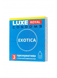 Текстурированные презервативы LUXE Royal Exotica - 3 шт. - Luxe - купить с доставкой в Сургуте