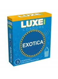 Текстурированные презервативы LUXE Royal Exotica - 3 шт. - Luxe - купить с доставкой в Сургуте