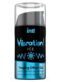 Жидкий интимный гель с эффектом вибрации Vibration! Ice - 15 мл. - INTT - купить с доставкой в Сургуте