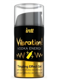 Жидкий интимный гель с эффектом вибрации Vibration! Vodka Energy - 15 мл. - INTT - купить с доставкой в Сургуте
