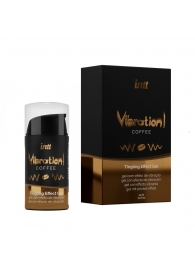 Жидкий интимный гель с эффектом вибрации Vibration! Coffee - 15 мл. - INTT - купить с доставкой в Сургуте