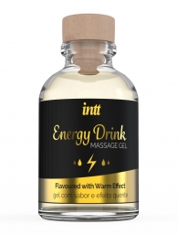 Массажный гель с согревающим эффектом Energy Drink - 30 мл. - INTT - купить с доставкой в Сургуте