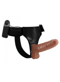 Страпон на трусиках с вибрацией Ultra Passionate Harness - 16 см. - Baile - купить с доставкой в Сургуте
