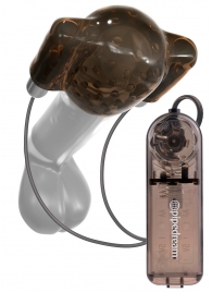 Дымчатый вибростимулятор головки пениса Dual Vibrating Head Teaser - Pipedream - в Сургуте купить с доставкой