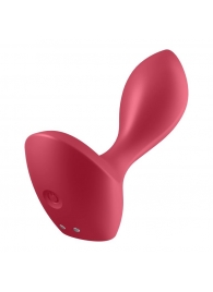 Красный вибромассажёр простаты Satisfyer Backdoor Lover - 14 см. - Satisfyer - в Сургуте купить с доставкой