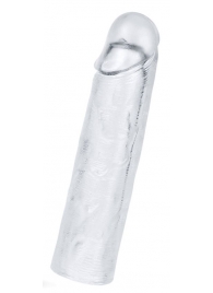 Прозрачная насадка-удлинитель Flawless Clear Penis Sleeve Add 1 - 15,5 см. - Lovetoy - в Сургуте купить с доставкой