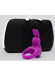 Фиолетовое эрекционное виброкольцо Happy Rabbit Cock Ring Kit - Happy Rabbit - в Сургуте купить с доставкой
