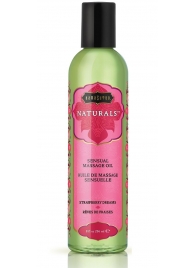 Массажное масло Naturals Strawberry Dreams с ароматом клубники - 236 мл. - Kama Sutra - купить с доставкой в Сургуте