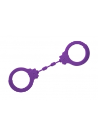 Фиолетовые силиконовые поножи Limitation - Lola Games - купить с доставкой в Сургуте