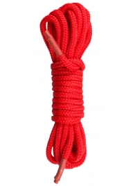 Красная веревка для связывания Nylon Rope - 5 м. - Easy toys - купить с доставкой в Сургуте