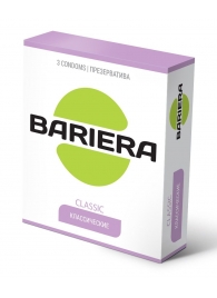 Классические презервативы Bariera Classic - 3 шт. - Bariera - купить с доставкой в Сургуте