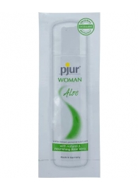 Лубрикант на водной основе pjur WOMAN Aloe - 2 мл. - Pjur - купить с доставкой в Сургуте