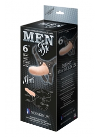 Пустотелый фаллопротез MEN STYLE - 17,5 см. - LOVETOY (А-Полимер) - купить с доставкой в Сургуте