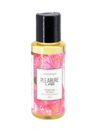 Массажное масло Pleasure Lab Delicate с ароматом пиона и пачули - 50 мл. - Pleasure Lab - купить с доставкой в Сургуте