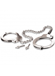 Металлические наручники Metal Leg Cuffs - Pipedream - купить с доставкой в Сургуте