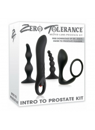 Набор стимуляторов простаты Intro To Prostate Kit - Zero Tolerance - в Сургуте купить с доставкой