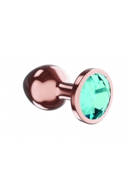 Пробка цвета розового золота с малиновым кристаллом Diamond Topaz Shine L - 8,3 см. - Lola Games - купить с доставкой в Сургуте